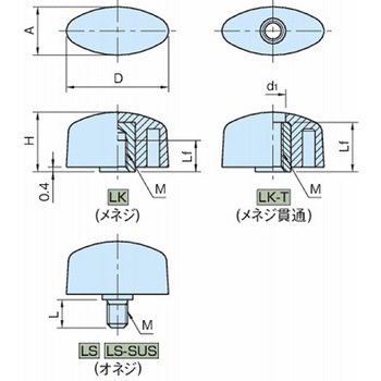 ロッキングキー(メネジ) LK LK4 イマオコーポレーション