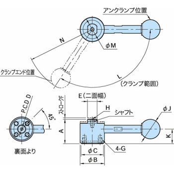 ワンタッチクランプ プッシュクランプ QLPU QLPU150R イマオコーポレーション