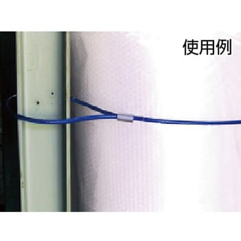CWP-3S20 PVC被覆メッキ付ワイヤーロープ 1本 TRUSCO 【通販サイト