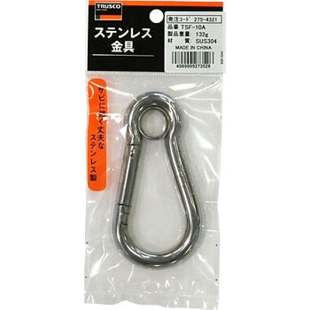 ステンレス スナップフックA型 TRUSCO