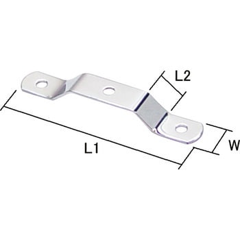 ジョイント金具19型Cクローム TRUSCO