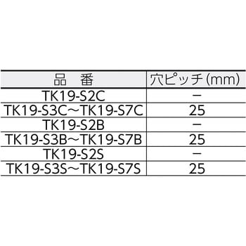 TK19-S7S ジョイント金具19型Sステンレス 1個 TRUSCO 【通販サイト