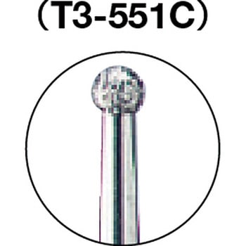 ダイヤモンドバー(3mm軸) TRUSCO