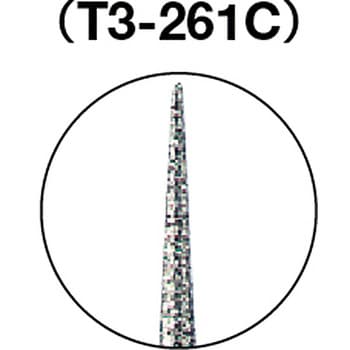 T3-261C ダイヤモンドバー(3mm軸) 1本 TRUSCO 【通販サイトMonotaRO】