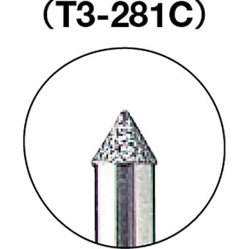 ダイヤモンドバー(3mm軸) TRUSCO
