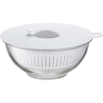 DL耐熱ガラスボウルシリコン蓋・PCザルセット イシガキ産業