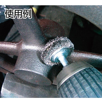 ホイルブラシ ステンレス0.3mm TRUSCO