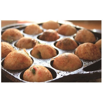 鉄鋳物 たこ焼き器16穴 イシガキ産業