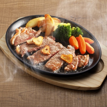 鉄鋳物大判ステーキ皿2枚組 - イシガキ産業