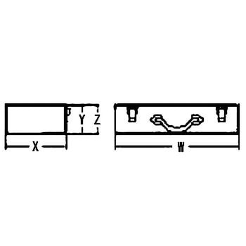 トランク工具箱(中皿付き) TRUSCO