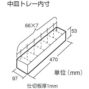 GL-470-B 2段式工具箱 1個 TRUSCO 【通販サイトMonotaRO】