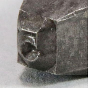 手打ちバラ刻印 数字 TRUSCO