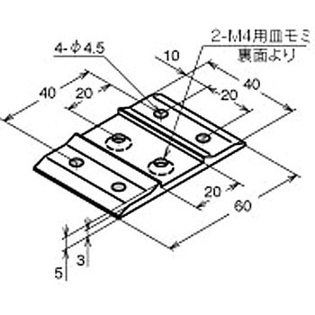 M4 フラットブラケット 2040 タイプ NIC(エヌアイシ・オートテック)
