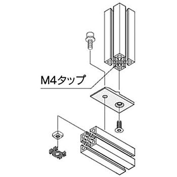 M4 片もちフラットブラケット 2020 タイプ NIC(エヌアイシ・オートテック)