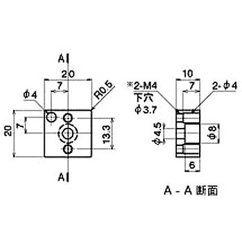 M4 エンドコネクタ 2020 タイプ NIC(エヌアイシ・オートテック)