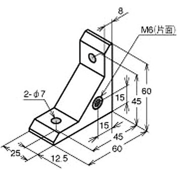 M6 ヘビーブラケット C-6025 タイプ NIC(エヌアイシ・オートテック)