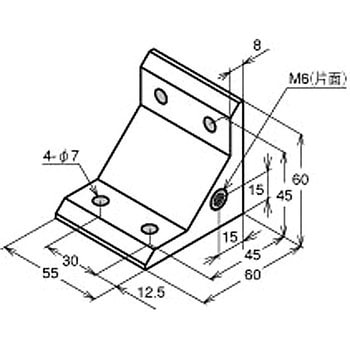 M6 ヘビーブラケット C-6055 タイプ NIC(エヌアイシ・オートテック)