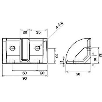 H10，H8 デルタブラケット 100 タイプ NIC(エヌアイシ・オートテック)