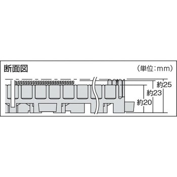 トラスコ(TRUSCO) プロブラシマット１０００Ｘ１３００ｍｍグレー 1015