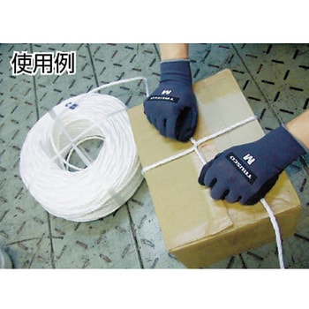 □TRUSCO セフティパワーロープ シンブルなし 12mmX3m SP123(1175530)-