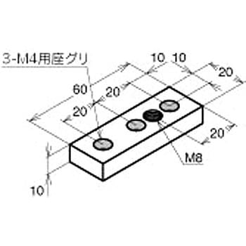 レベリングフットベース (M4) NIC(エヌアイシ・オートテック)