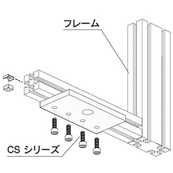 レベリングフット取付中間プレート (M6) NIC(エヌアイシ・オートテック)
