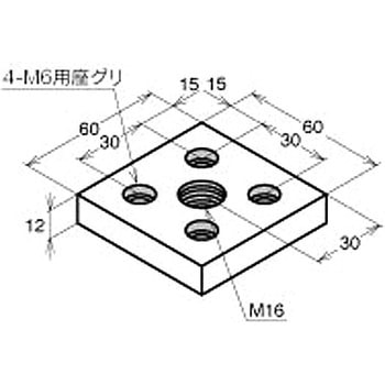 レベリングフットベース (M6) NIC(エヌアイシ・オートテック)