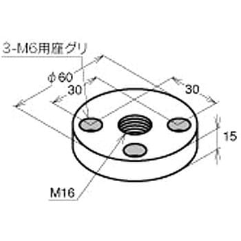 レベリングフットベース (M6) NIC(エヌアイシ・オートテック)