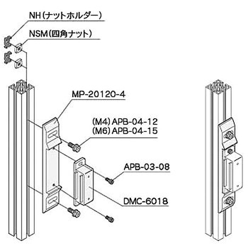 マグネットキャッチベース (M4/M6) NIC(エヌアイシ・オートテック)
