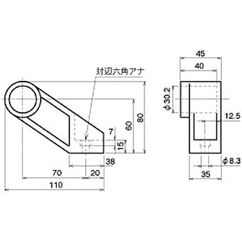 パイプフレーム用取手 (M6/M8) NIC(エヌアイシ・オートテック)
