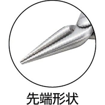 ステンレス製ヤットコ両丸タイプ TRUSCO