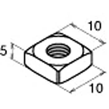 四角ナット (M6フレーム用)
