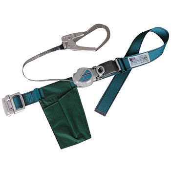 2way式安全帯軽量タイプ 青緑 Trusco 1本吊り 巻き取り式 通販モノタロウ Tsb 59a Bg