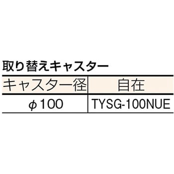 MP-6839EU-100 帯電防止連結くン TRUSCO 樹脂製 荷重150kg 荷台寸法680