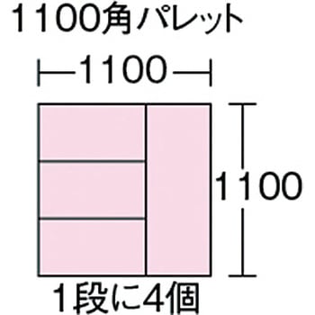 TPO型 折りたたみコンテナ TRUSCO