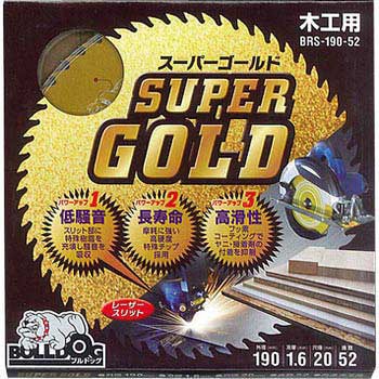 ブルドッグ ゴールド木工用チップソー モトユキ