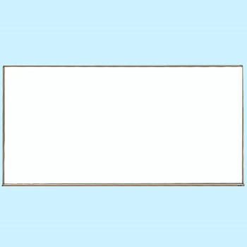 壁掛スチール製ホワイトボード(白暗線) 900×1800mm ブロンズ トラスコ