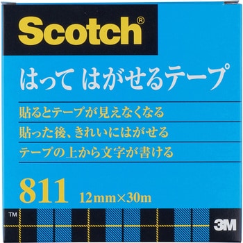 スリーエム(3M) 3M スコッチ はってはがせるテープ 紙箱入り 18mm×30m