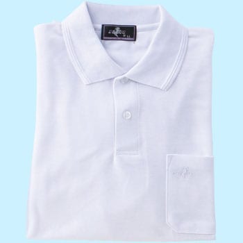 2 半袖ポロシャツ(紳士用) 1枚 ノーブランド 【通販サイトMonotaRO】