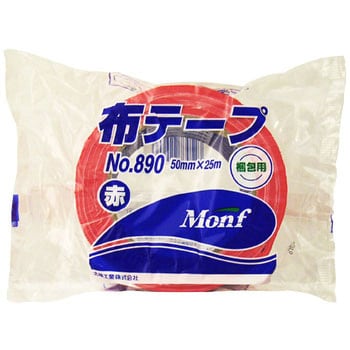 カラー布粘着テープ No.890 古藤工業(Monf) 布テープ 【通販モノタロウ】