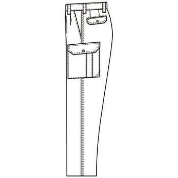 BF-607 ボディファイン ツータックカーゴパンツ (春夏用) アルトコーポレーション
