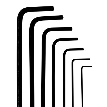 六角棒レンチ ショート インチタイプ セット 7pcs モノタロウ