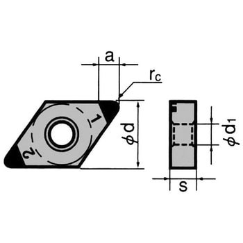 チップ 2QP-DNGA タンガロイ
