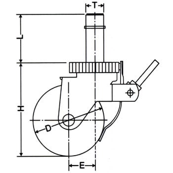 ジャッキキャスター(足場用キャスター)