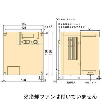 FR-E540-0.75K インバータ FREQROL-E500シリーズ 1台 三菱電機 【通販