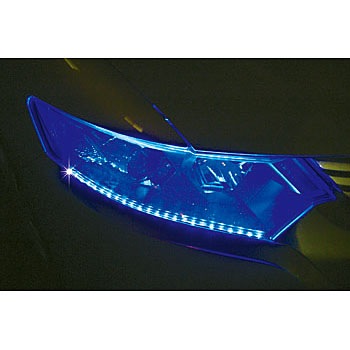 防水イルミ 40cm 両面発光 ブルー カシムラ 車内led 通販モノタロウ Kx 171