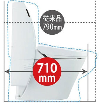 LIXIL一体型タンク便座DT-385JHの開封済みの未使用品（便器無し） DT-385JH アステオリトイレ シャワートイレ一体型手洗い付タンク 1台