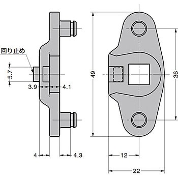 カムアダプター 200-9596、207-9596 LAMP(スガツネ)