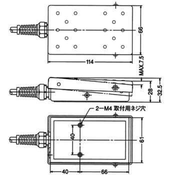 OFL-VG5-S6 フットスイッチ S6&M6形シリーズ シール構造スイッチ内蔵