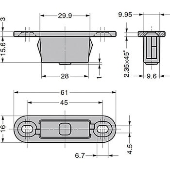 スナップキャッチ 295-9002型 LAMP(スガツネ工業)